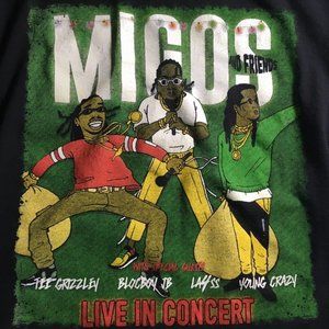Migos Live In Concert T Shirt Friends Tee Grizzley